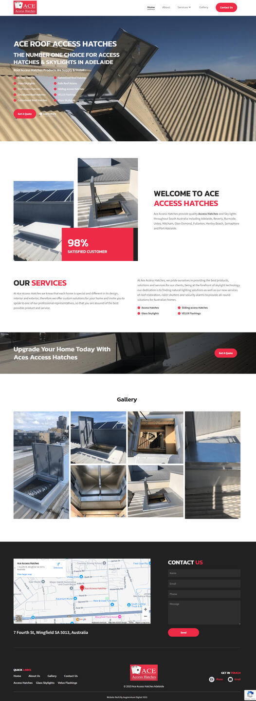 Ace Access Hatches Sturdy roof access hatch on a metal rooftop, providing safe and easy maintenance access. Made with durable, weather-resistant materials for long-lasting reliability.